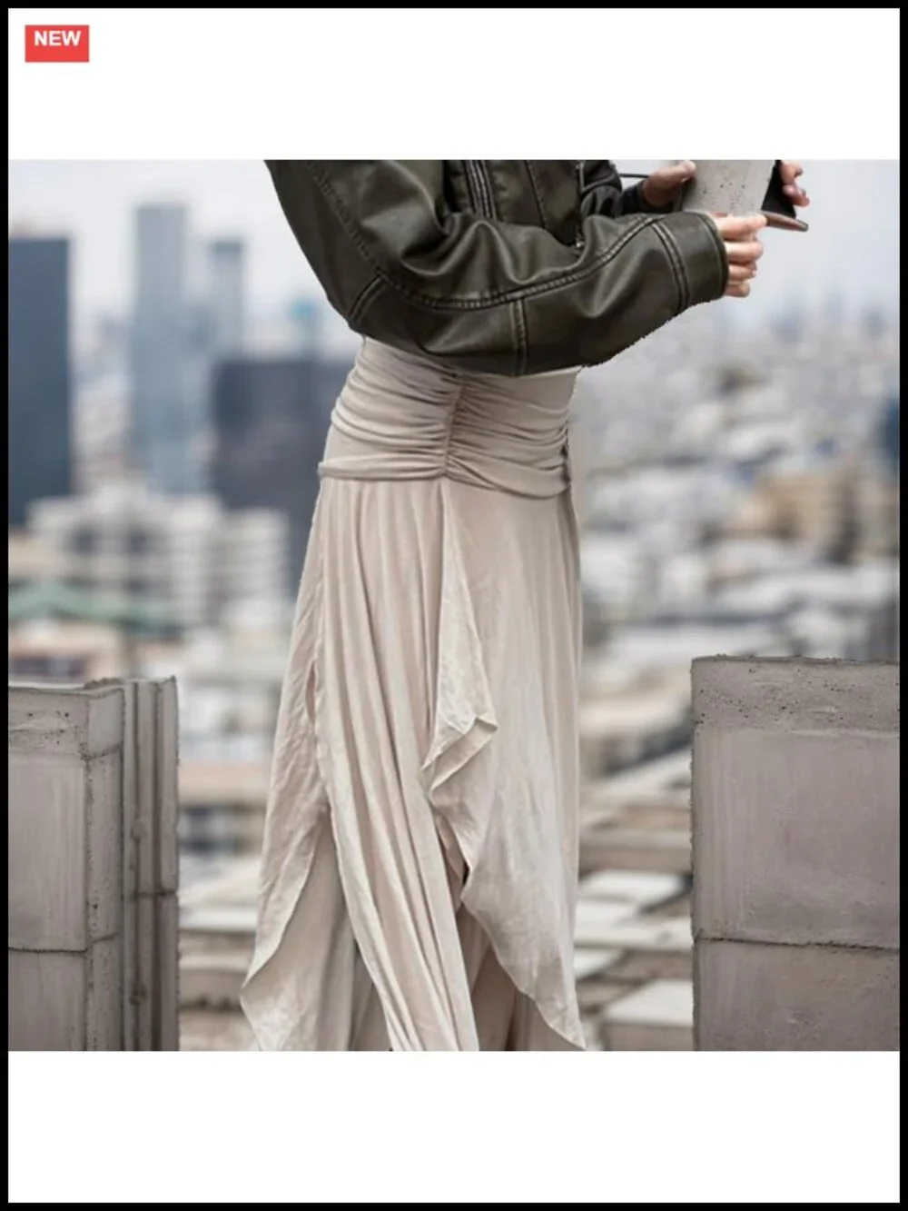 Fairy Grunge Asymmetrical Maxi Skirt Women Gothic Punk Y2K Rave